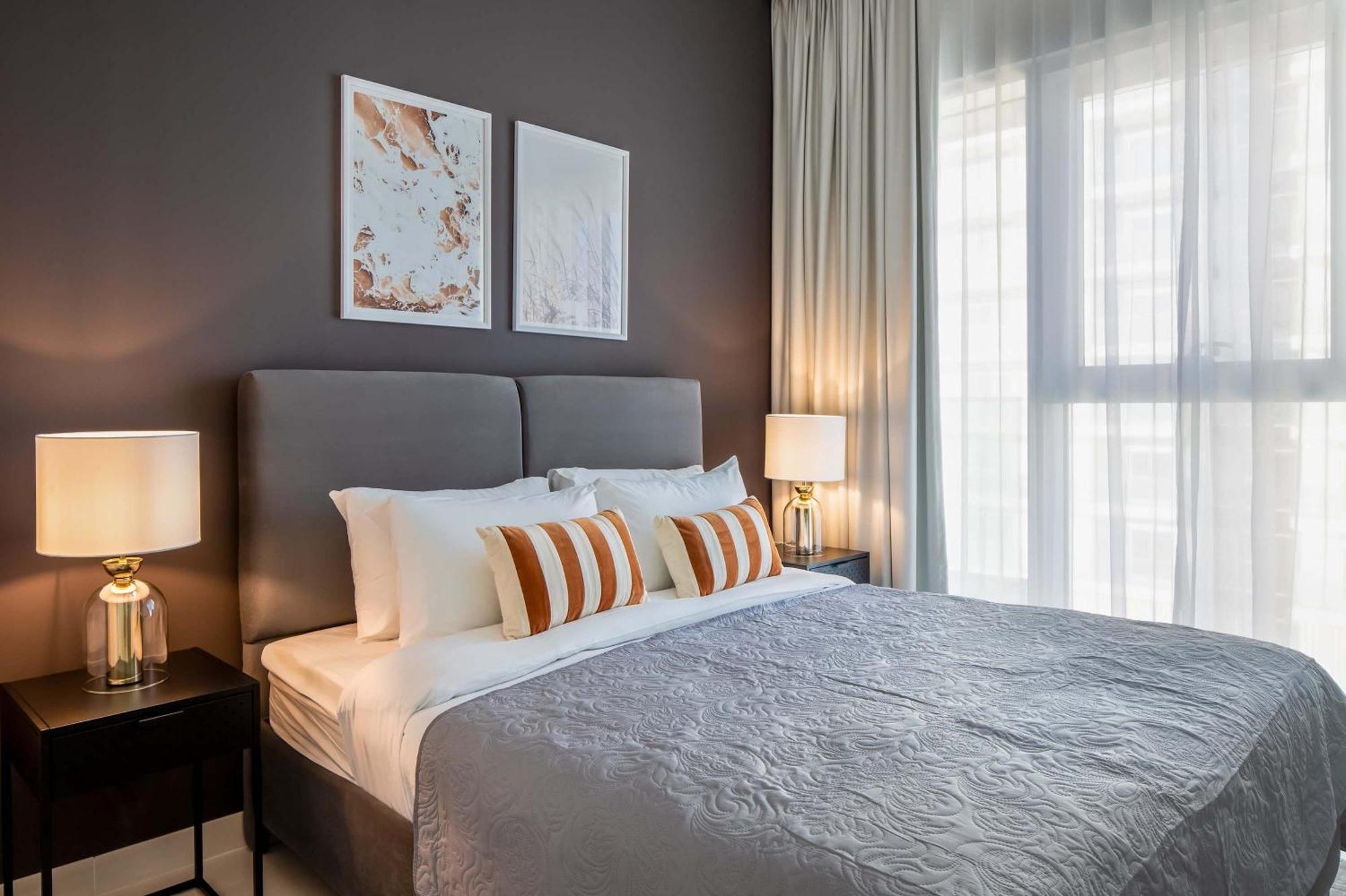 Silkhaus Palm View 1Bdr With Private Beach In Emaar Beachfront 두바이 외부 사진